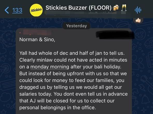 Another sticky situation for Stickies Bar: Employees tell all